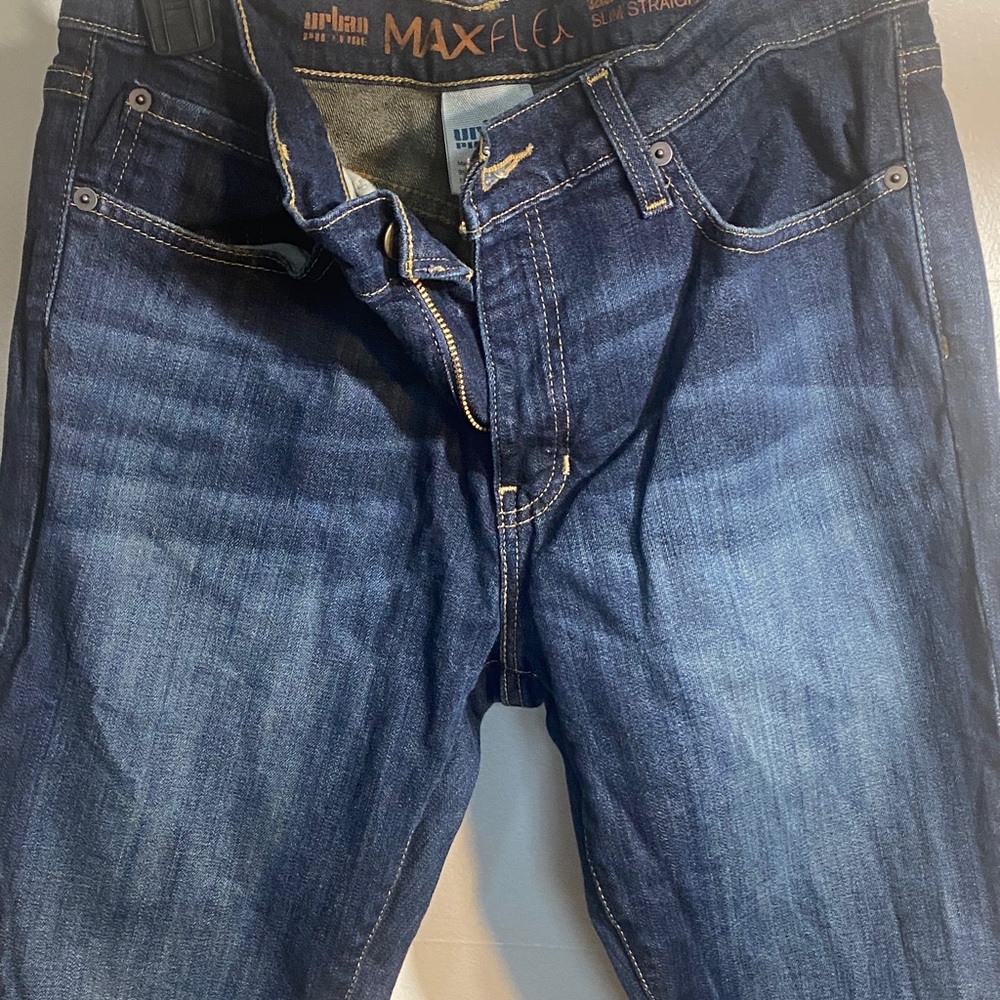 Urban Outfitters Slim Straight Blue Jeans